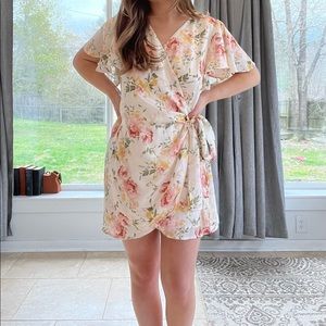 Vici Silk Wrap Dress